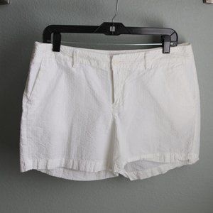 White Merona Textured Shorts- Women's Size 10